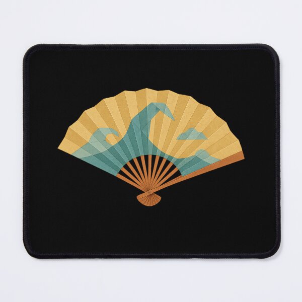 Item preview, Origami Sensu Fan with Subtle Wave Motif designed and sold by S-Dstyle.