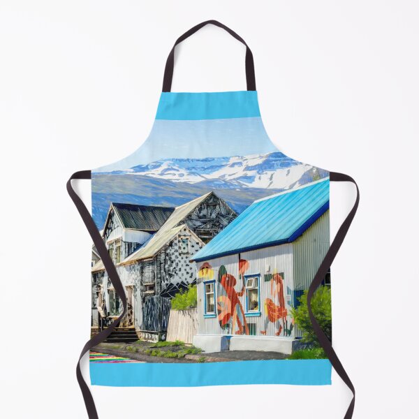 Item preview, Colorful and Whimsical Buildings of Seydisfjordur designed and sold by Debra Martz.