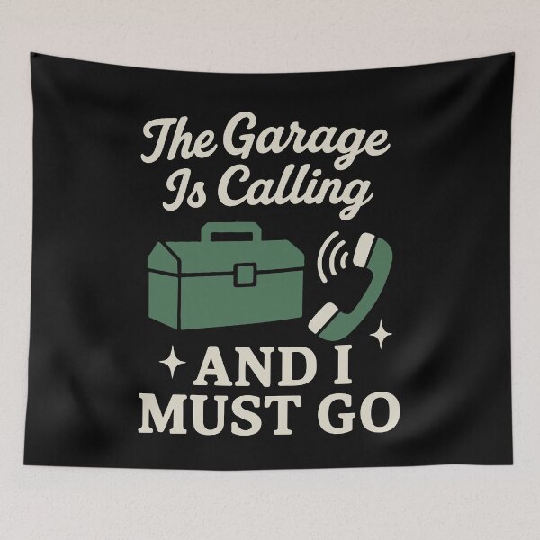 Item preview, The Garage Is Calling And I Must Go designed and sold by LuminOrb.