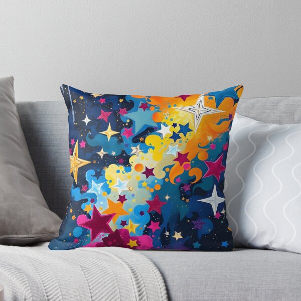 Item preview, Colorful Stars – Playful Kawaii Art designed and sold by DanielBDesigns.
