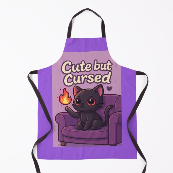 Item preview, Cute but Cursed – Dark Cat Vibes for Soft Goth Queens designed and sold by ReyDeLaCalle.