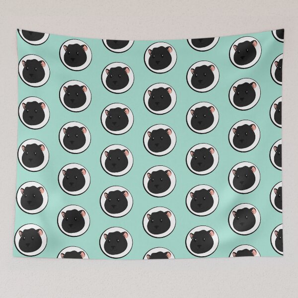 Item preview, Black little cute Guinea Pig designed and sold by Aurealis Creatief.