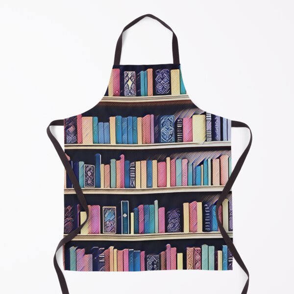 Item preview, Vintage Retro Bookshelf Pattern – Colorful Retro Shelf designed and sold by creativerooney.