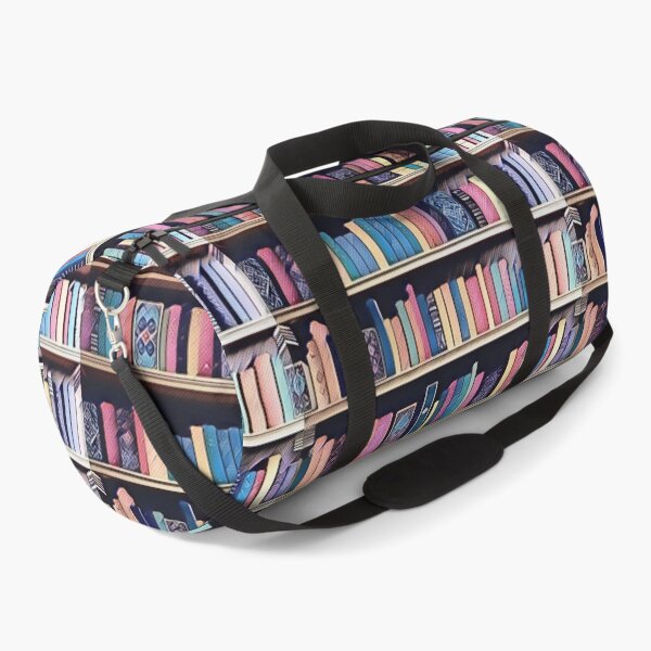 Item preview, Vintage Retro Bookshelf Pattern – Colorful Retro Shelf designed and sold by creativerooney.