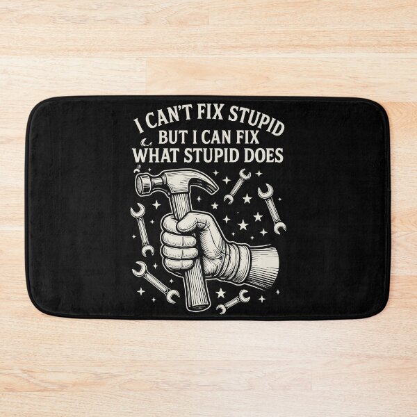 Item preview, I Can't Fix Stupid But I Can Fix Garage Mechanic designed and sold by LuminOrb.