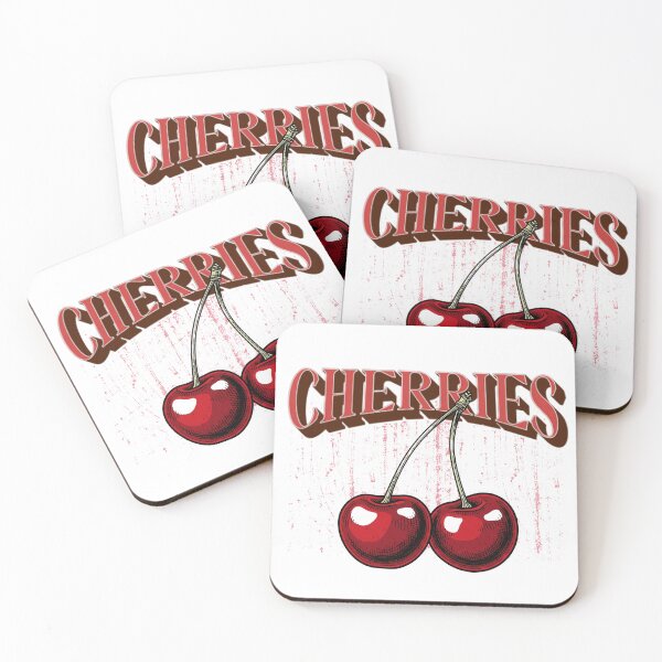Item preview, Retro-style Aesthetic Red Cherries designed and sold by Claustronautas.