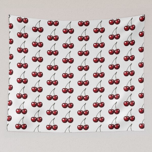 Item preview, Retro-style Aesthetic Red Cherries designed and sold by Claustronautas.