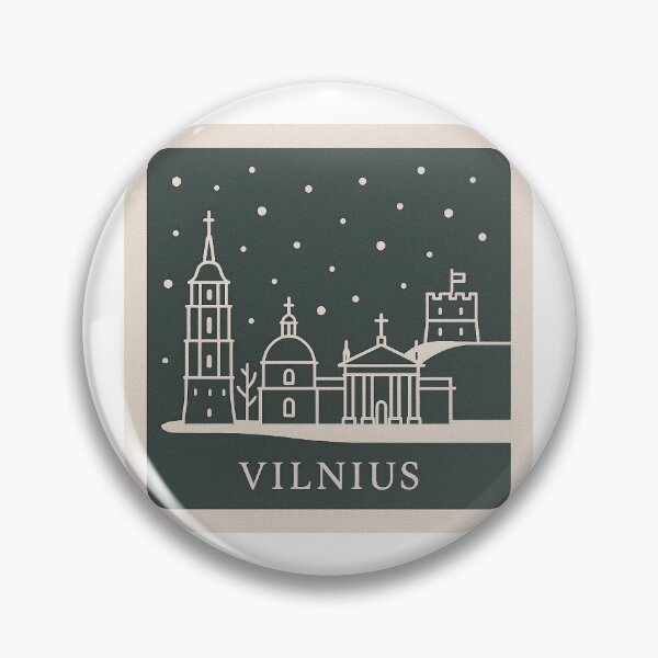 Item preview, Vilnius Lithuania Old Town Winter designed and sold by M4nulas.