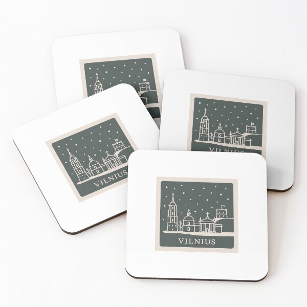 Item preview, Vilnius Lithuania Old Town Winter designed and sold by M4nulas.