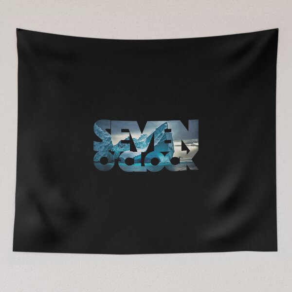 Item preview,  - 7 o'clock - Vintage - Rock - Grunge - Electro - Classic - Retro designed and sold by SentientGallery.