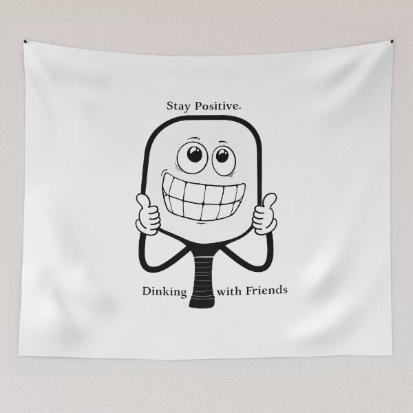 Item preview, Stay Positive Support Paddle  designed and sold by Picklenut1969.