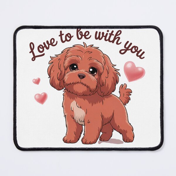 Item preview, Love to be with You your cavapoo designed and sold by OhMyCotton.