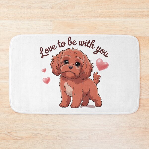 Item preview, Love to be with You your cavapoo designed and sold by OhMyCotton.