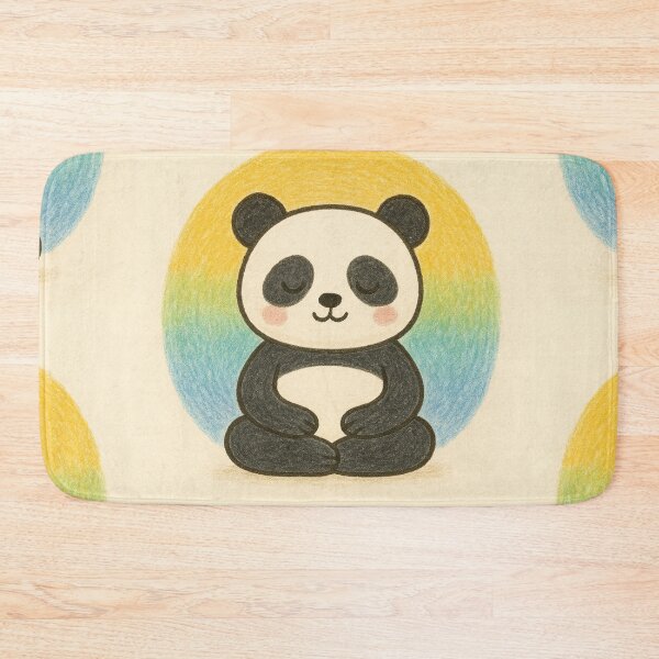 Item preview, Meditating Panda Illustration designed and sold by TownWish.