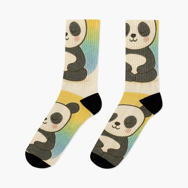 Item preview, Meditating Panda Illustration designed and sold by TownWish.