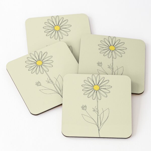 Item preview, Daisy Line Art - Single Flower designed and sold by VibrArtco.