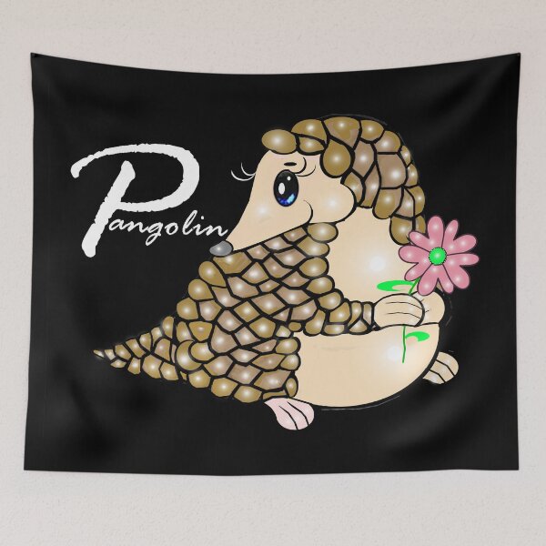 Item preview, Cute Pangolin  designed and sold by Shirley cute art .