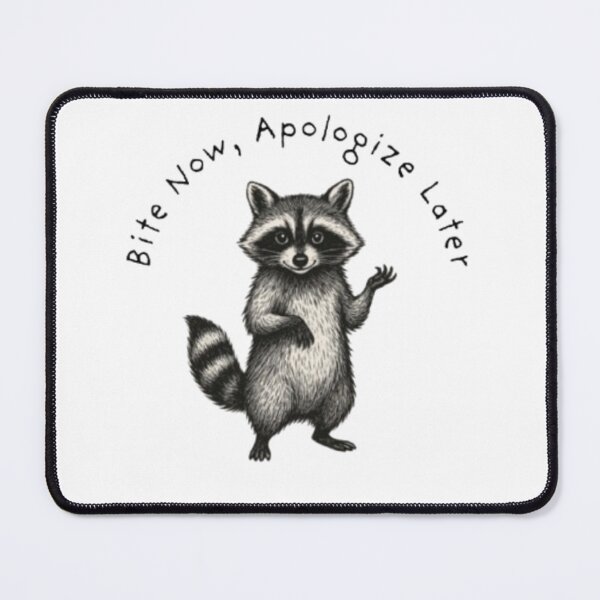 Item preview, Bite Now Apologize Later Shirt, Funny Raccoon Shirt, Trash Panda Meme Shirt, Sarcastic Saying Shirt, Cute Racoon Graphic Tee, Funny Women T Shirt, Trendy Soft Shirt, Comfy Unisex T Shirt, Meme Shirt designed and sold by Azyorz.