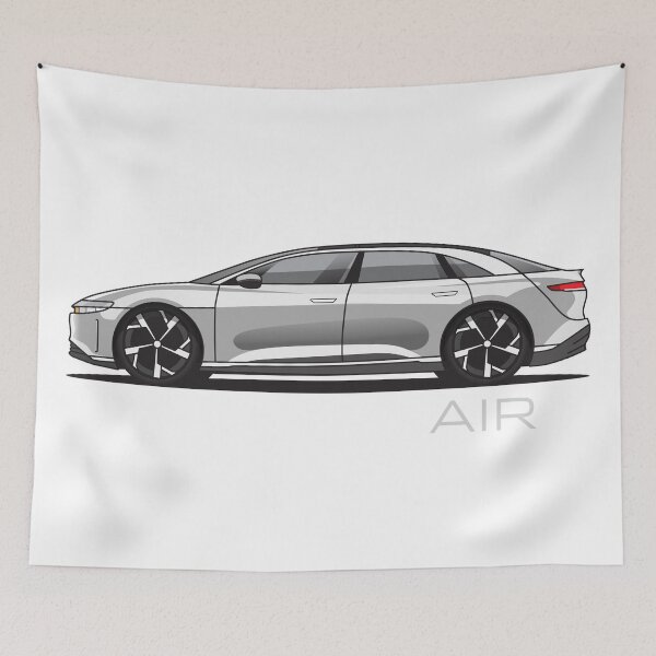 Item preview, Lucid Motors Air Electric Car Red designed and sold by blackdogshop.