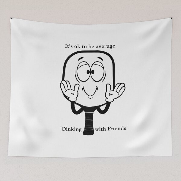 Item preview, It's ok to be average Support Paddle  designed and sold by Picklenut1969.