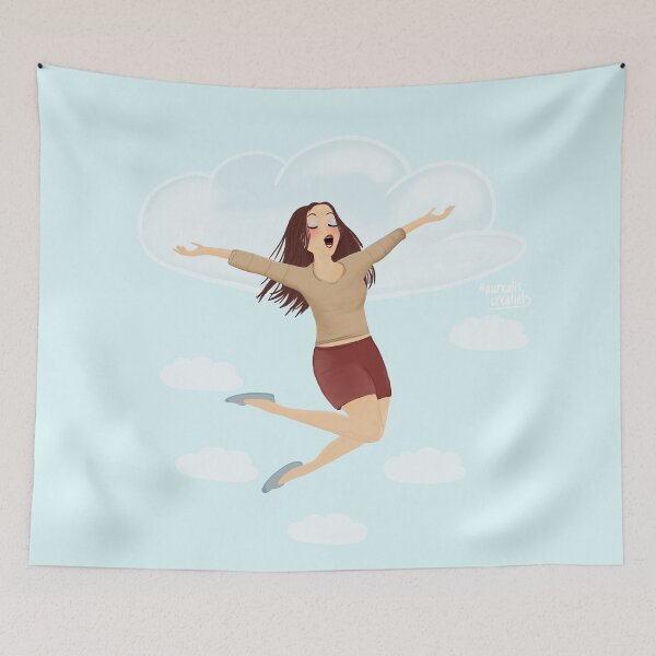 Item preview, Dancing girl into the clouds designed and sold by Aurealis Creatief.