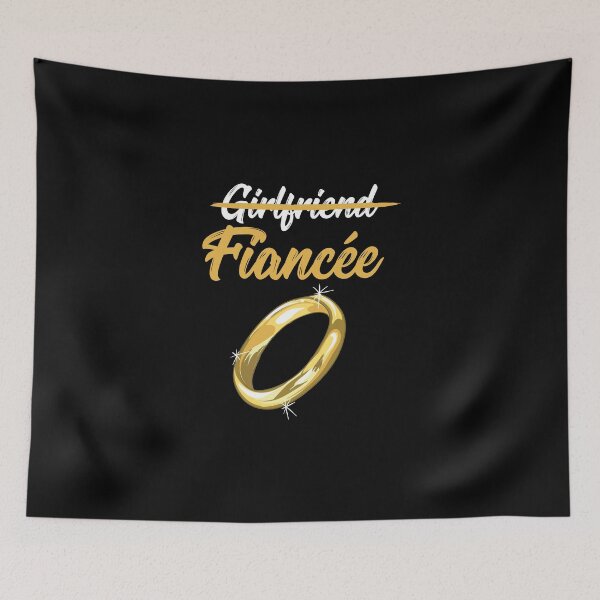 Item preview, Girlfriend Fiancee - Engagement Marriage proposal love designed and sold by anziehend.