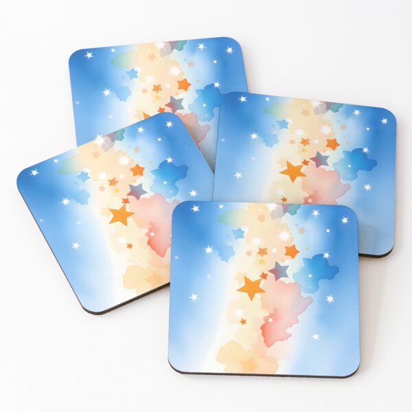 Item preview, Sweet Rain of Stars – Kawaii Fantasy Art designed and sold by DanielBDesigns.