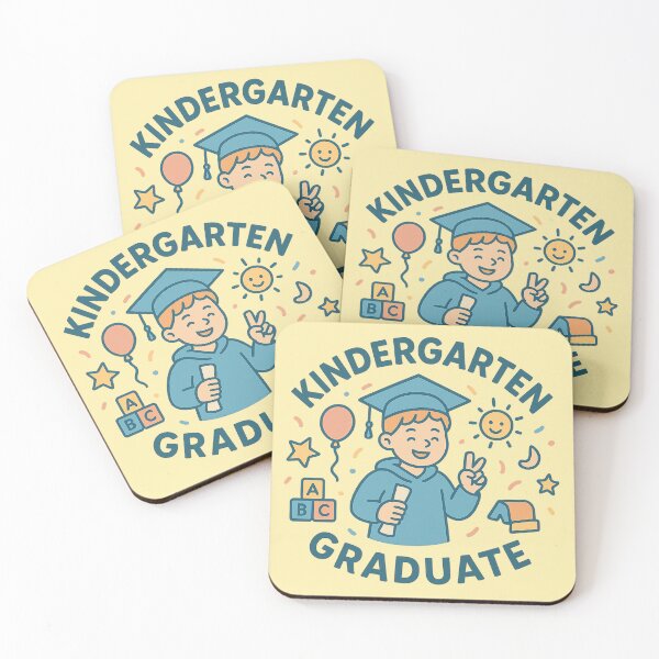 Item preview, Kindergarten Graduate | Kids Graduation Sticker | Early Learning Achievement designed and sold by Feline Rockstars.