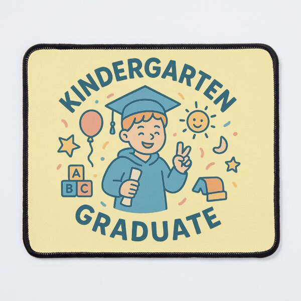 Item preview, Kindergarten Graduate | Kids Graduation Sticker | Early Learning Achievement designed and sold by Feline Rockstars.