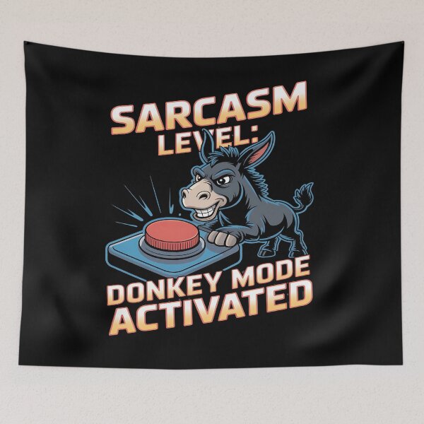 Item preview, Donkey mode - Donkey with friends - Bad ass donkey - Donkeys make me happy - Just a donkey designed and sold by JansenGS.