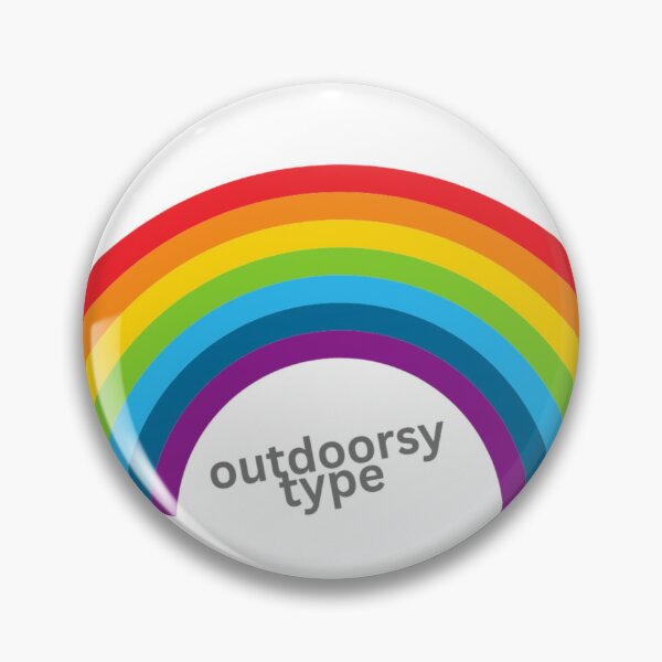 Item preview, Outdoorsy Type Rainbow Design – Hiking, Camping & LGBTQ Pride designed and sold by Free Soul Designs.