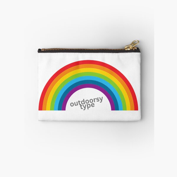 Item preview, Outdoorsy Type Rainbow Design – Hiking, Camping & LGBTQ Pride designed and sold by Free Soul Designs.