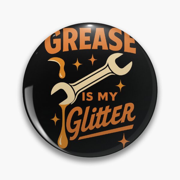 Item preview, Grease Is My Glitter Garage Mechanic Funny designed and sold by LuminOrb.