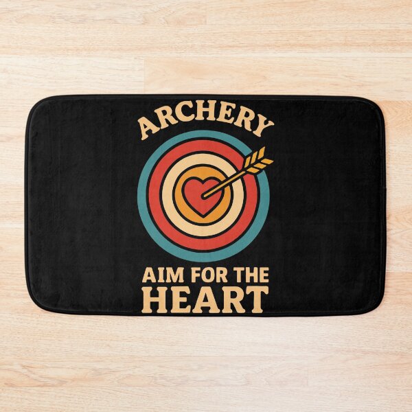 Item preview, Archery Aim For The Heart Bow Hunter Design designed and sold by LuminOrb.