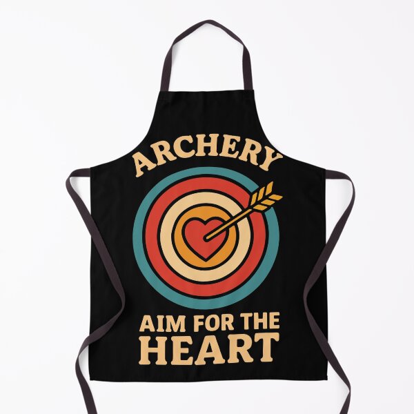 Item preview, Archery Aim For The Heart Bow Hunter Design designed and sold by LuminOrb.