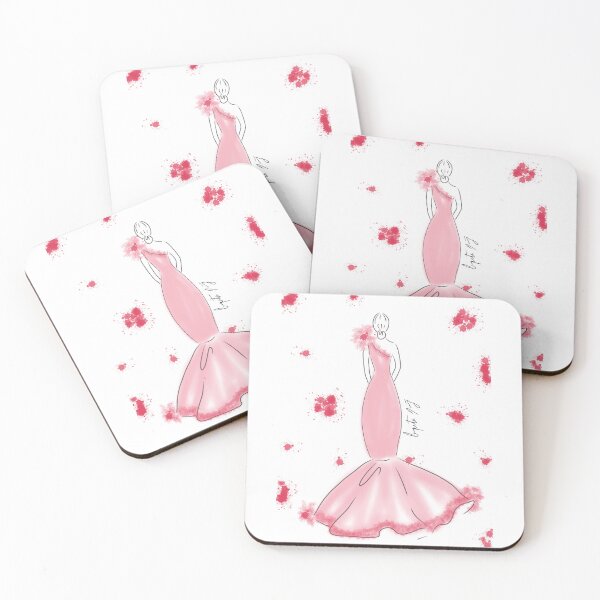 Item preview, Lady pink dress designed and sold by Lupitanunez.