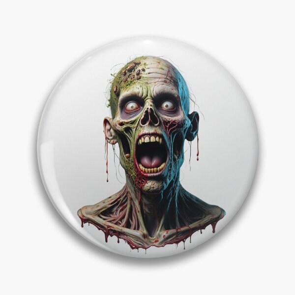 Item preview, Creepy Zombie Horror head design designed and sold by Vintage Designs +.