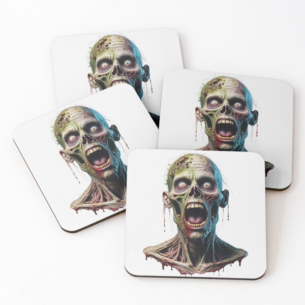 Item preview, Creepy Zombie Horror head design designed and sold by Vintage Designs +.