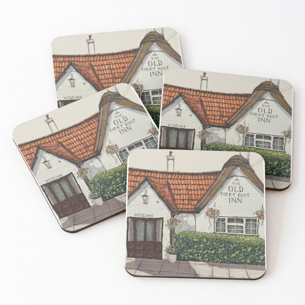 Item preview, The Old Ferry Boat Inn – Holywell Print  designed and sold by MelissaJamesIll.