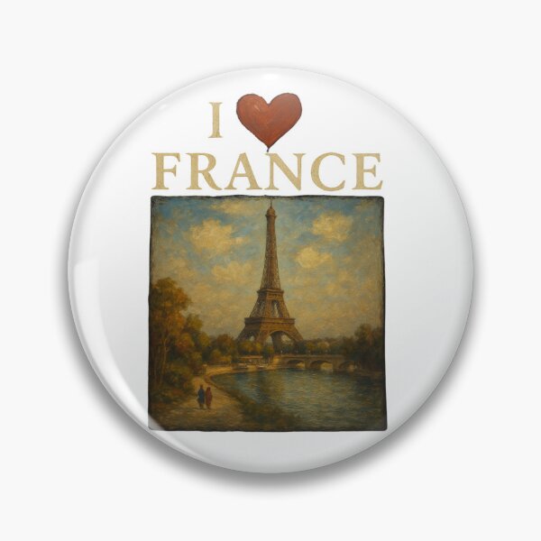 Item preview, I Love France Eiffel Tower – Paris Travel Souvenir Art Design designed and sold by AboutBella.