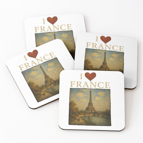 Item preview, I Love France Eiffel Tower – Paris Travel Souvenir Art Design designed and sold by AboutBella.