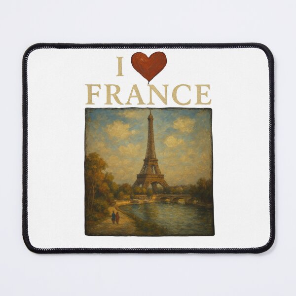 Item preview, I Love France Eiffel Tower – Paris Travel Souvenir Art Design designed and sold by AboutBella.