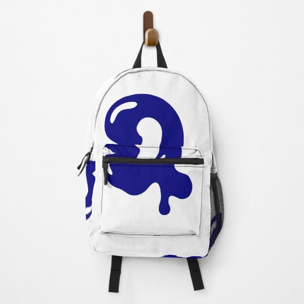 Item preview, Glossy Dark Blue Liquid Letter Q Typography Art designed and sold by uncoXab.