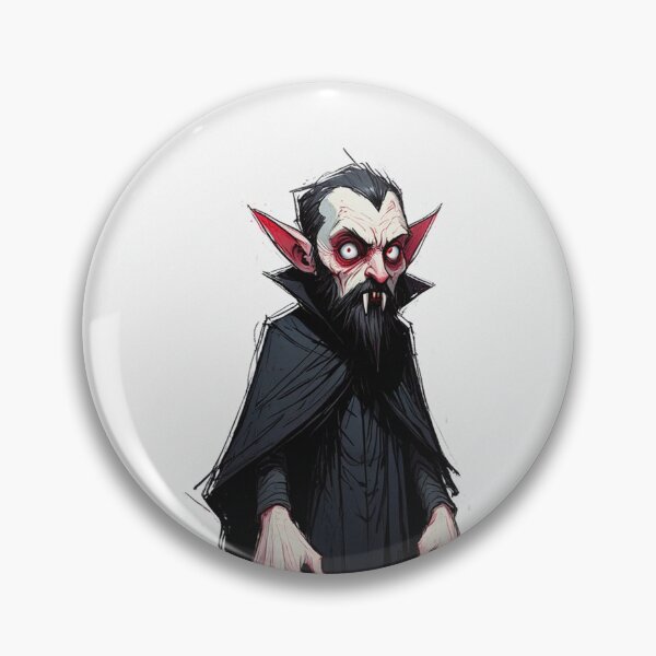 Item preview, Vampire cartoon illustration designed and sold by Vintage Designs +.