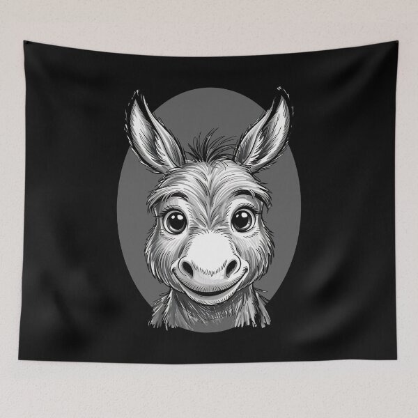 Item preview, I love donkeys - Donkey with friends - Bad ass donkey - Donkeys make me happy - Just a donkey designed and sold by JansenGS.