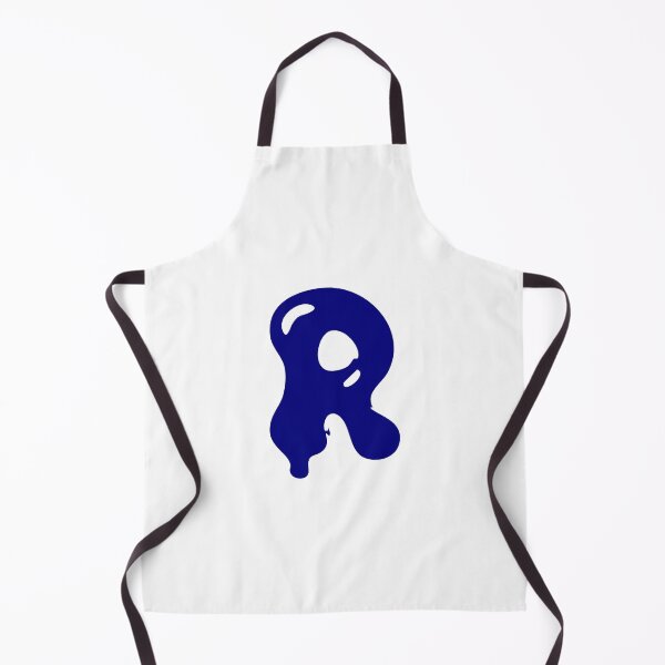 Item preview, Glossy Dark Blue Liquid Letter R Typography Art designed and sold by uncoXab.