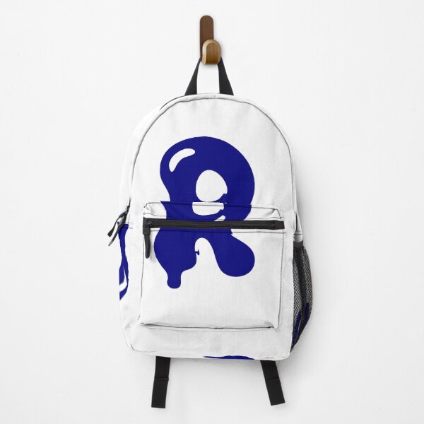 Item preview, Glossy Dark Blue Liquid Letter R Typography Art designed and sold by uncoXab.