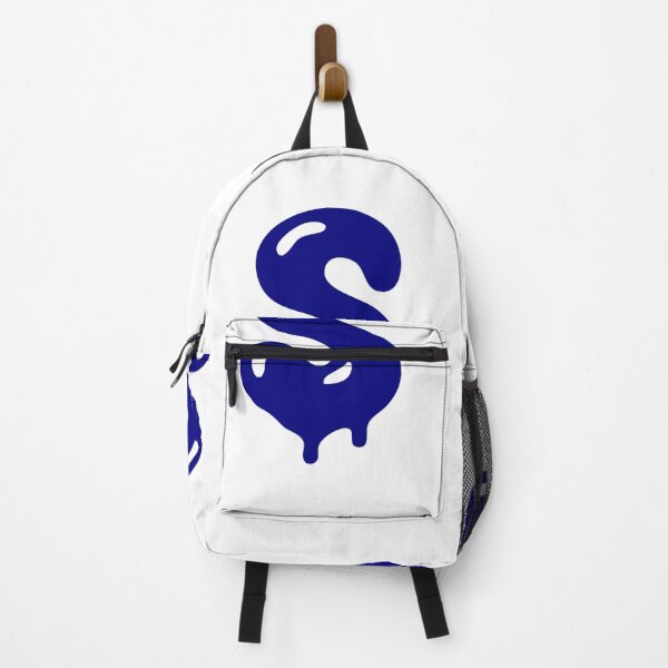 Item preview, Glossy Dark Blue Liquid Letter S Typography Art designed and sold by uncoXab.