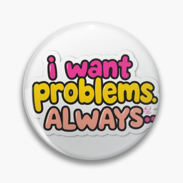Item preview, I Want Problems Meme Sticker – Funny Nollywood Quote Vinyl Sticker designed and sold by Tiwtiws.