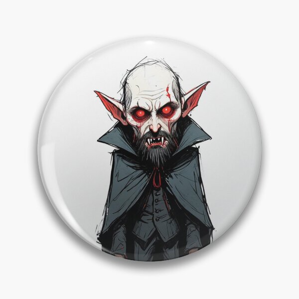 Item preview, Vampire cartoon illustration designed and sold by Vintage Designs +.